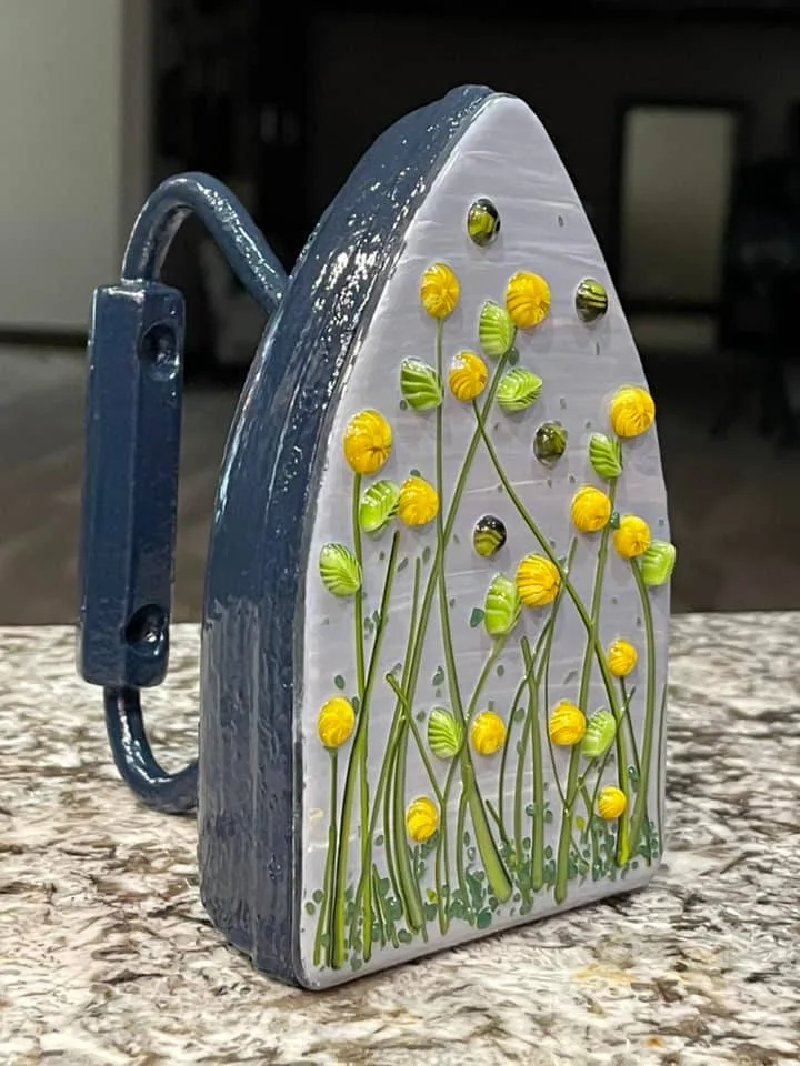 fused glass iron